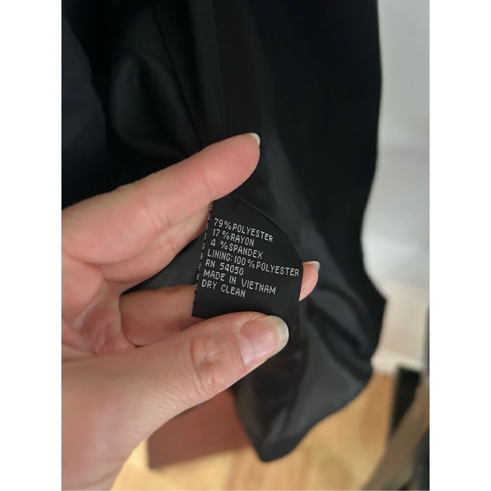 Kasper black blazer size 10 classy - Picture 5 of 5